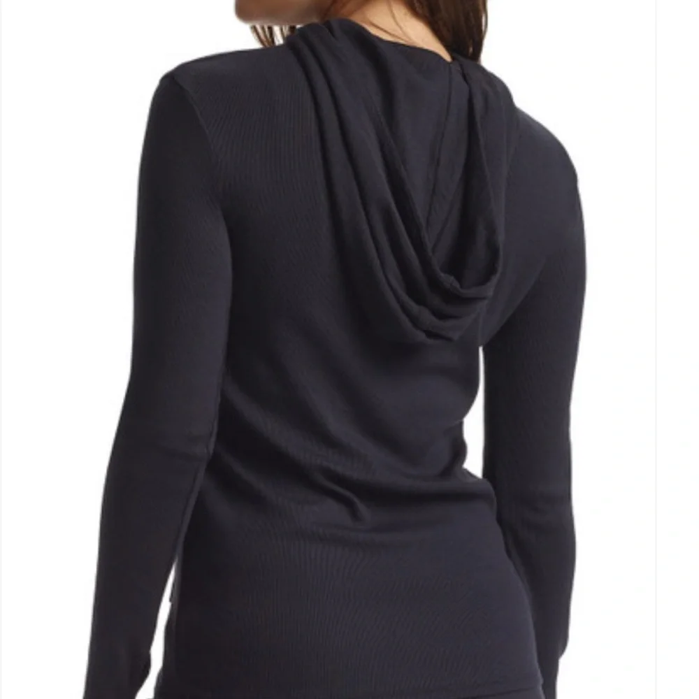 Commando Luxury Rib Hoodie - Picture 3 of 4